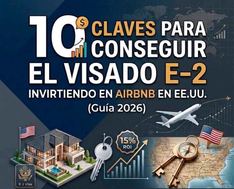 10 Claves para conseguir el visado e2 invirtiendo en airbnb en EE.UU. - Guia 2026