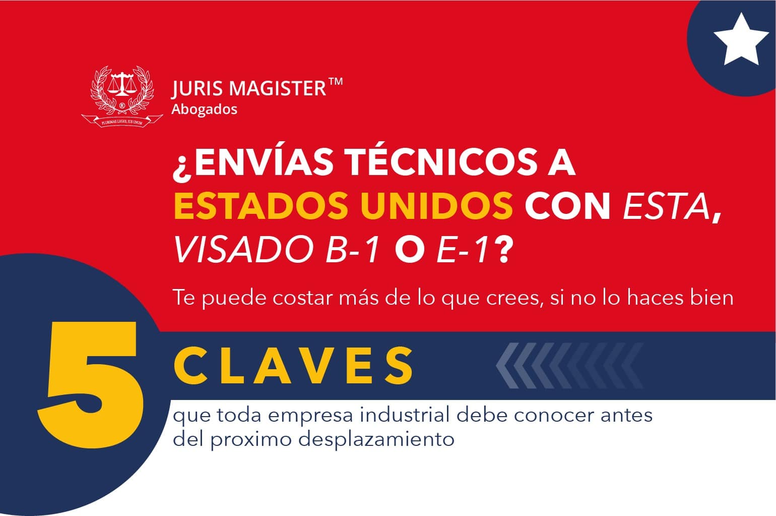 ¿Envías técnicos a EE.UU. con ESTA o con B-1?